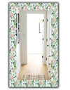 Green Flowers 4 - Traditional Mirror - Wall Mirror