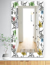 Vintage Flowers 3 - Traditional Mirror - Wall Mirror