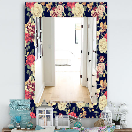 Obsidian Bloom 4 - Farmhouse Mirror - Frameless Vanity Mirror