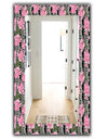 Pink Blossom 6 - Traditional Mirror - Frameless Wall Mirror