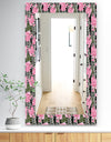 Pink Blossom 6 - Traditional Mirror - Frameless Wall Mirror