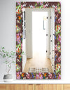 Obsidian Bloom 6 - Traditional Mirror - Wall Mirror