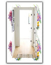 Pink Blossom 7 - Traditional Mirror - Frameless Vanity Mirror