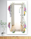 Pink Blossom 7 - Traditional Mirror - Frameless Vanity Mirror