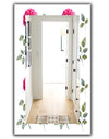 Pink Blossom 8 - Traditional Mirror - Frameless Wall Mirror