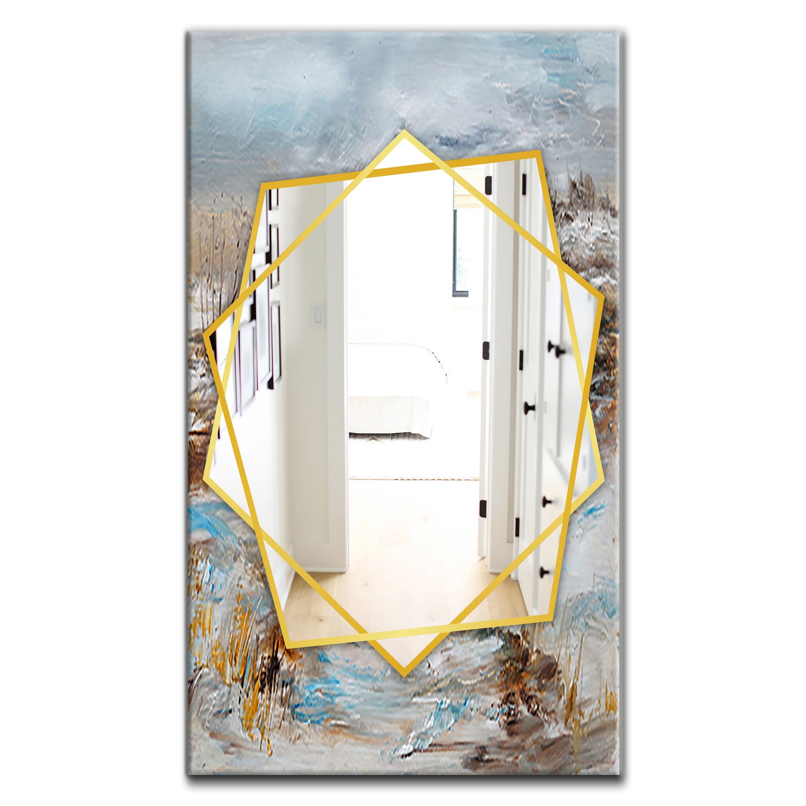 Winter Seasonwith Trees - Traditional Mirror - Frameless Wall Mirror