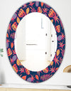 Tropical Mood Pineapple 1 - Bohemian and Eclectic Mirror - Oval or Round Wall Mirror