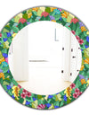 Tropical Mood Foliage 1 - Modern Mirror - Oval or Round Wall Mirror