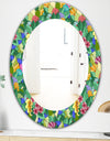 Tropical Mood Foliage 1 - Modern Mirror - Oval or Round Wall Mirror