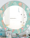 Costal Creatures 3 - Traditional Mirror - Oval or Round Wall Mirror
