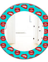 Hot Lips - Modern Mirror - Oval or Round Wall Mirror