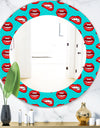 Hot Lips - Modern Mirror - Oval or Round Wall Mirror