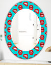 Hot Lips - Modern Mirror - Oval or Round Wall Mirror