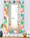 Tropical Mood Foliage 3 - Bohemian and Eclectic Mirror - Vanity Mirror