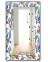 Tropical Mood Blue 1 - Bohemian and Eclectic Mirror - Vanity Mirror