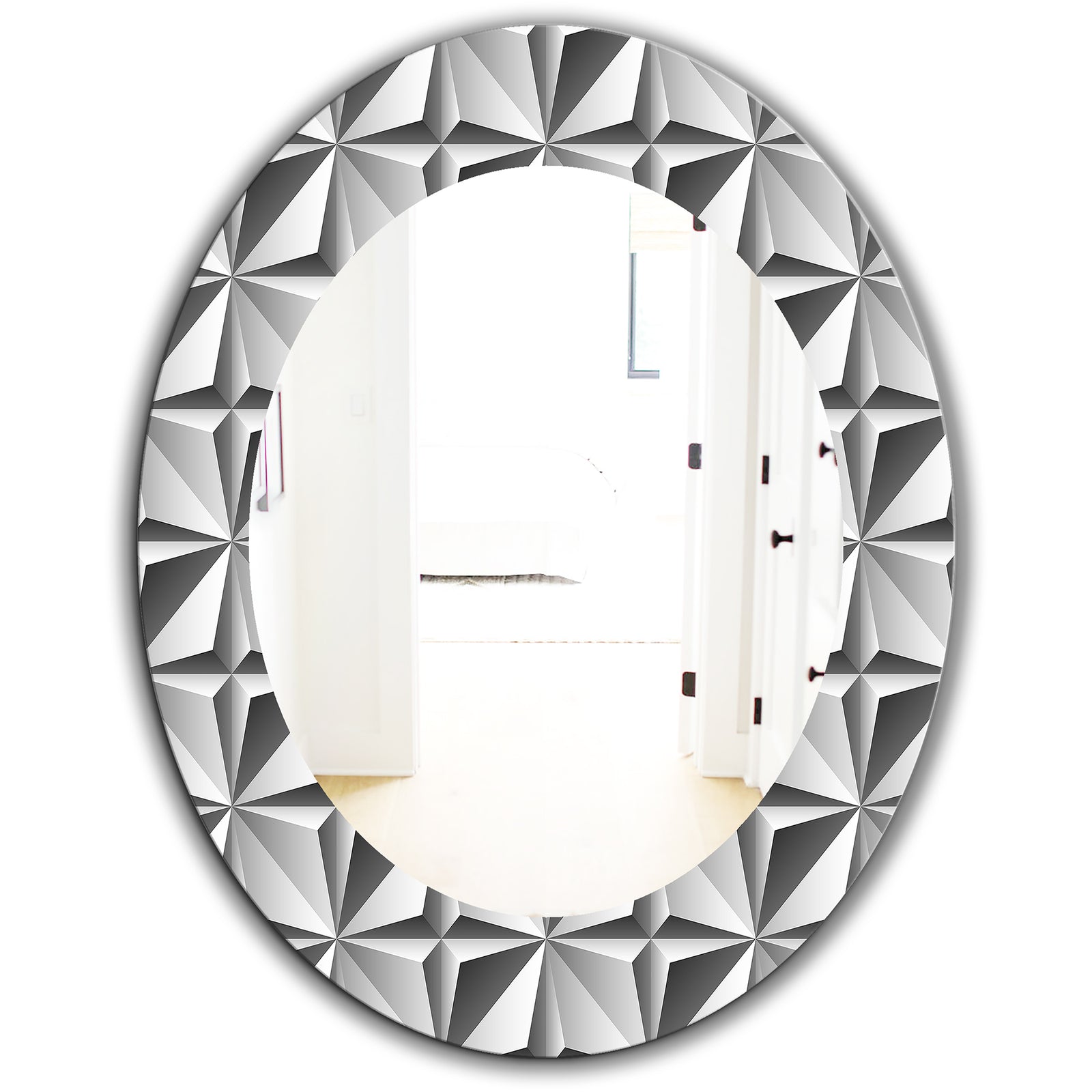 Scandinavian 1 - Modern Mirror - Oval or Round Wall Mirror