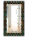 Obsidian Impressions 1 - Bohemian and Eclectic Mirror - Modern Wall Mirror