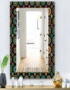 Obsidian Impressions 1 - Bohemian and Eclectic Mirror - Modern Wall Mirror