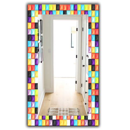 Capricious Colorfields 2 - Modern Mirror - Vanity Mirror