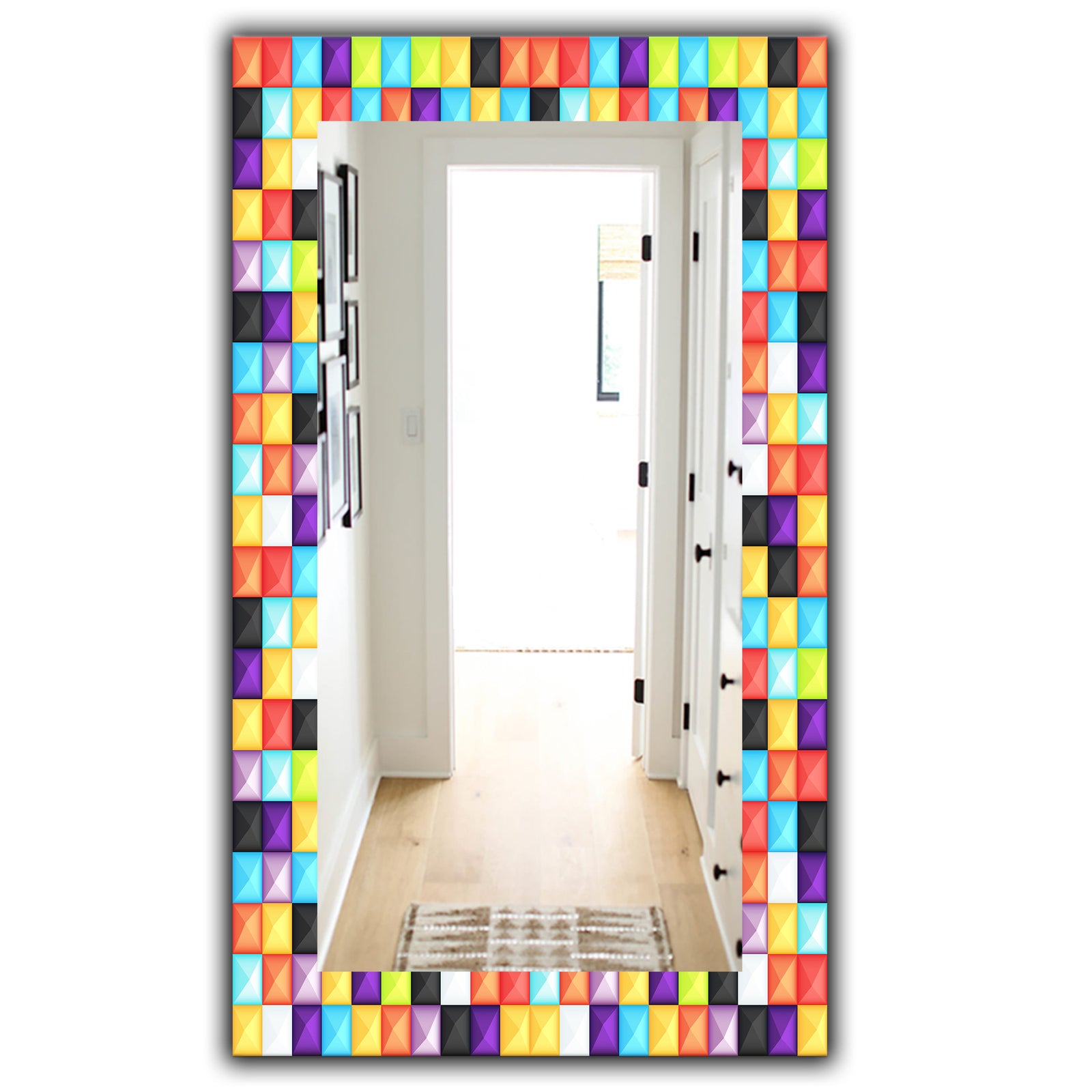 Capricious Colorfields 2 - Modern Mirror - Vanity Mirror