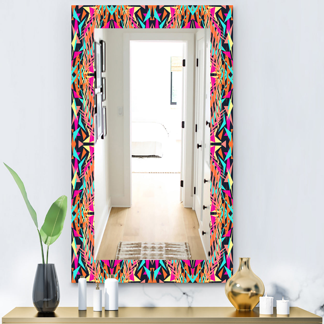 Electro Boho Color Trend - Bohemian and Eclectic Mirror - Vanity Mirror
