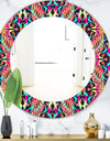 Electro Boho Color Trend - Bohemian and Eclectic Mirror - Oval or Round Wall Mirror