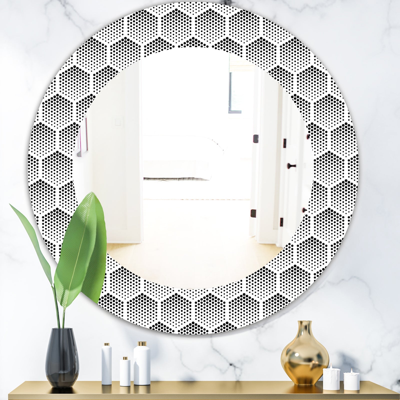 Scandinavian 2 - Modern Mirror - Oval or Round Wall Mirror