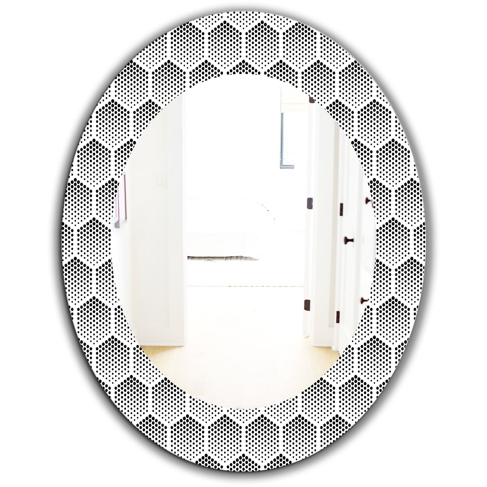Scandinavian 2 - Modern Mirror - Oval or Round Wall Mirror