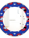 Hot Lips I - Modern Mirror - Oval or Round Wall Mirror