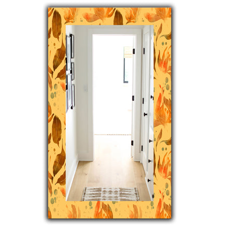 Yellow Moods 3 - Modern Mirror - Vanity Mirror