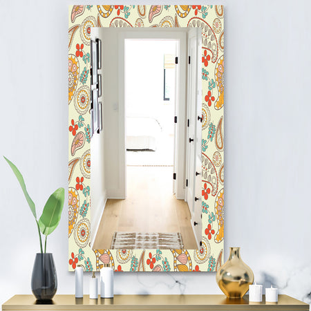 Paisley 1 - Bohemian and Eclectic Mirror - Wall Mirror