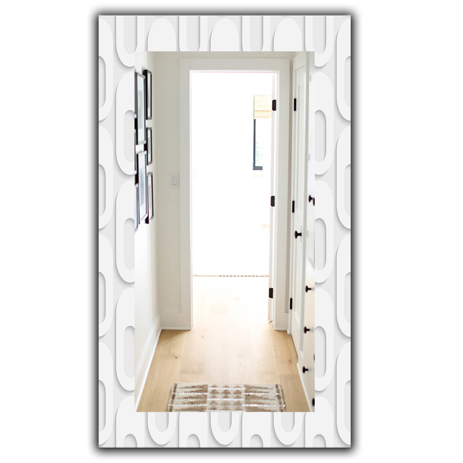 Scandinavian 3 - Mid-Century Mirror - Frameless Vanity Mirror