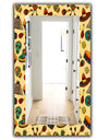 Pattern With Mexican Symbols - Bohemian and Eclectic Mirror - Wall Mirror