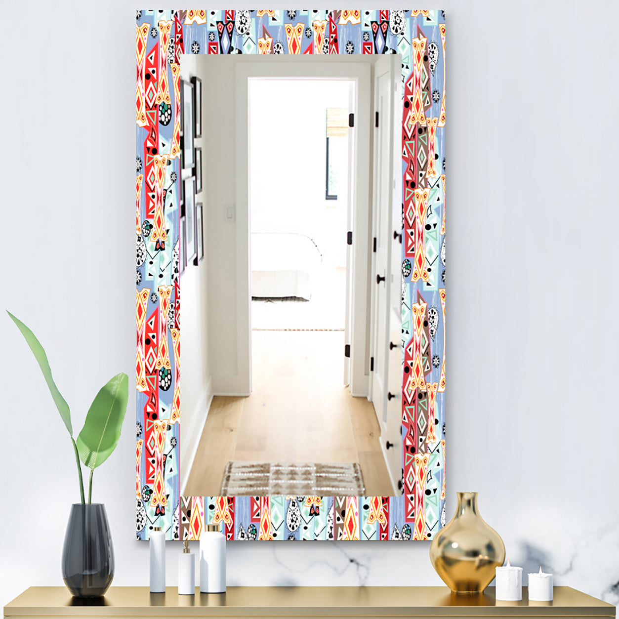 Abstract Pattern - Modern Mirror - Wall Mirror