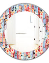 Abstract Pattern - Modern Mirror - Oval or Round Wall Mirror