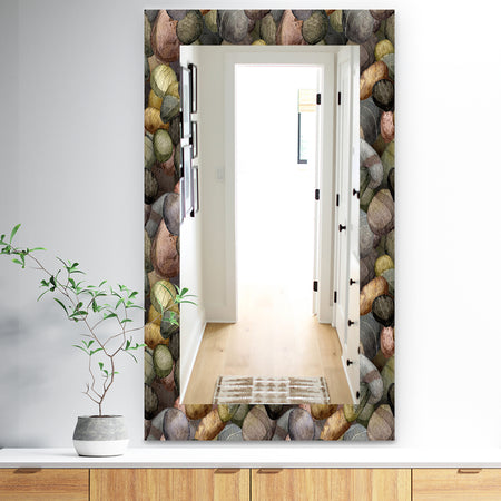 Sea and Shore Stones - Traditional Mirror - Vanity Mirror