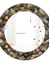 Sea and Shore Stones - Traditional Mirror - Oval or Round Wall Mirror