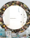 Sea and Shore Stones - Traditional Mirror - Oval or Round Wall Mirror