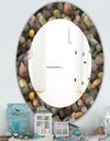 Sea and Shore Stones - Traditional Mirror - Oval or Round Wall Mirror