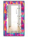 Bright Triangle With Grunge Effect - Modern Mirror - Frameless Vanity Mirror