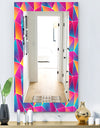 Bright Triangle With Grunge Effect - Modern Mirror - Frameless Vanity Mirror