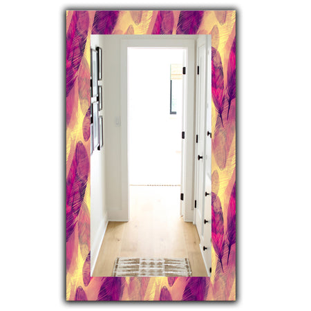 Feathers 3 - Modern Mirror - Frameless Vanity Mirror