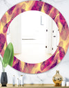 Feathers 3 - Modern Mirror - Oval or Round Wall Mirror