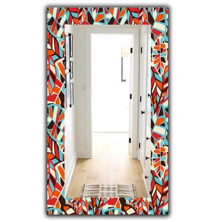 Feathers 4 - Modern Mirror - Wall Mirror