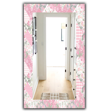 Floral Dew 6 - Traditional Mirror - Vanity Mirror