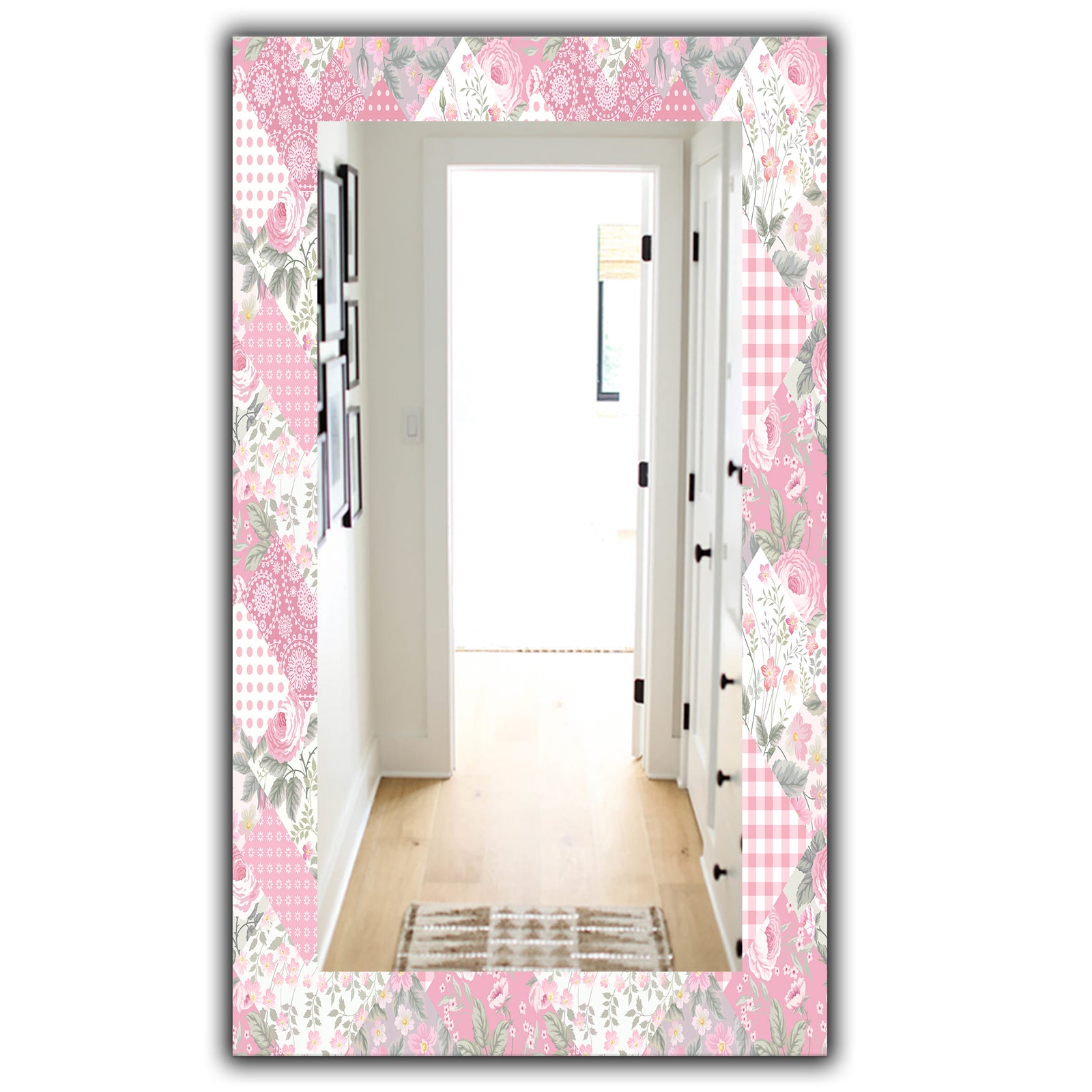 Floral Dew 6 - Traditional Mirror - Vanity Mirror