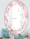 Floral Dew 6 - Traditional Mirror - Oval or Round Wall Mirror