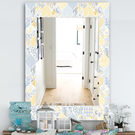 Floral Dew 7 - Farmhouse Mirror - Wall Mirror