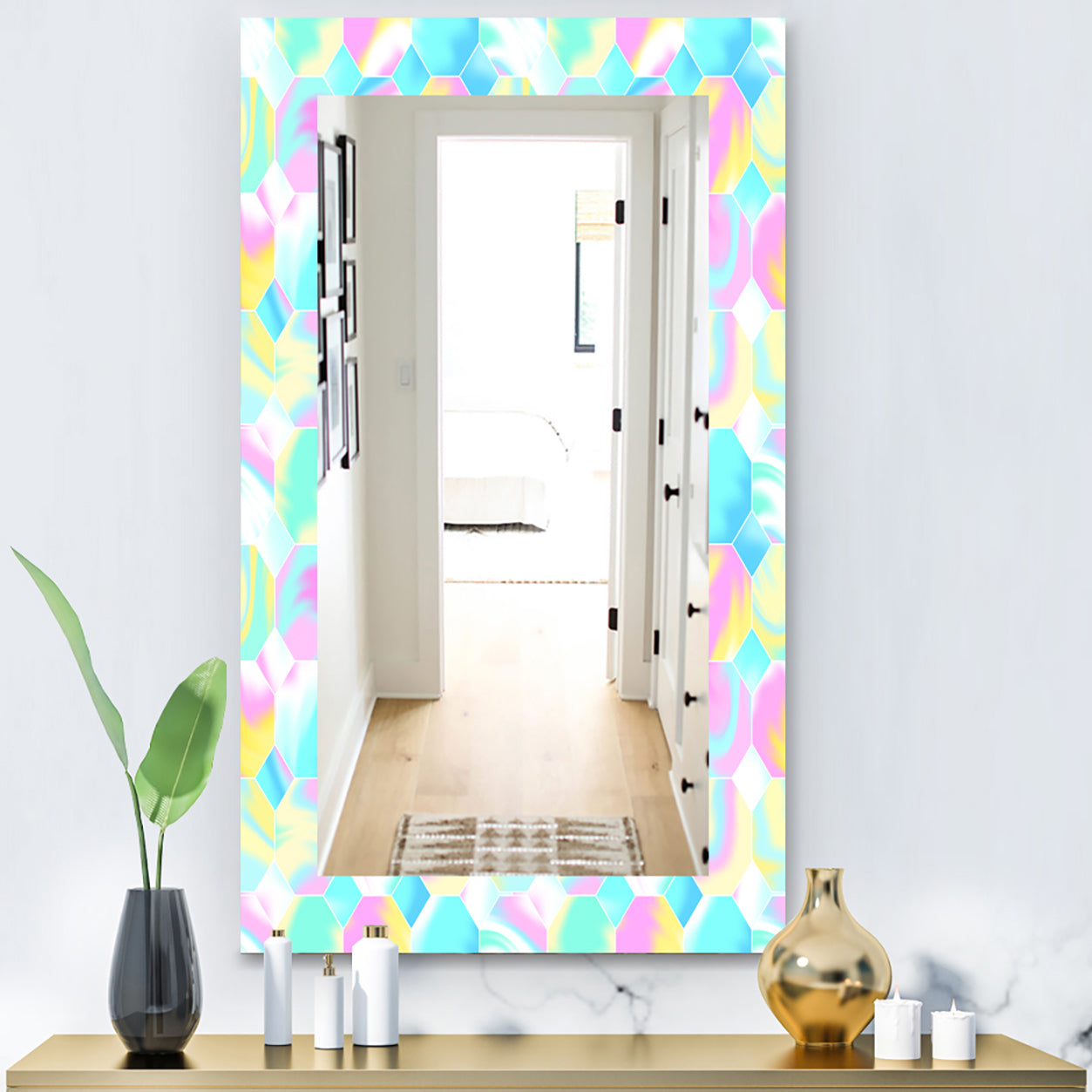 Pastel Dreams 1 - Modern Mirror - Wall Mirror