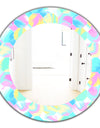 Pastel Dreams 1 - Modern Mirror - Oval or Round Wall Mirror